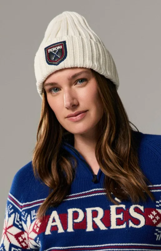 Peroni X Alp N Rock Beanie | Ivory made by Alp N Rock