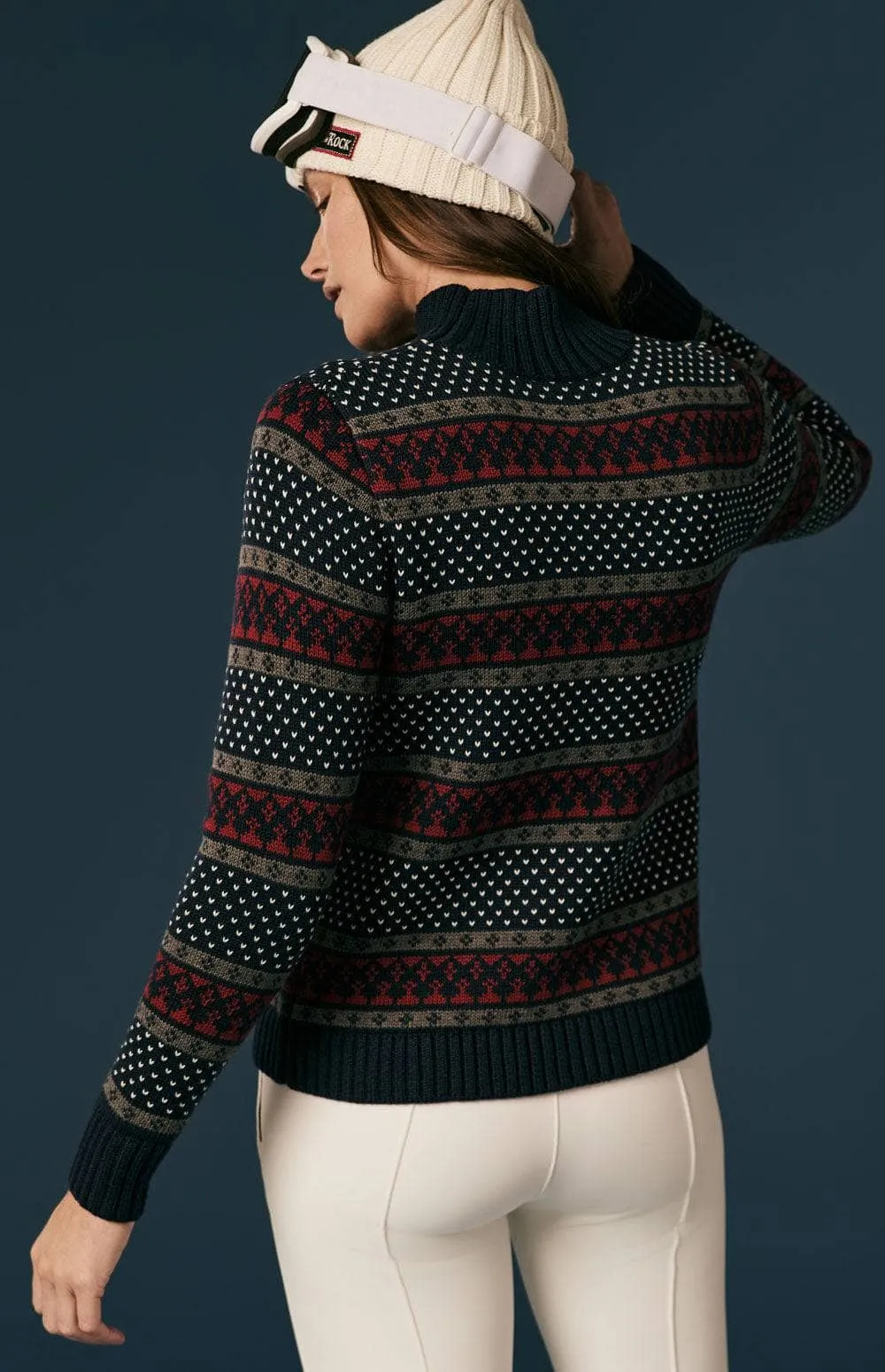 Gitte Mock Neck Sweater | Navy - Preloved sold by Alp N Rock product image thumbnail 4