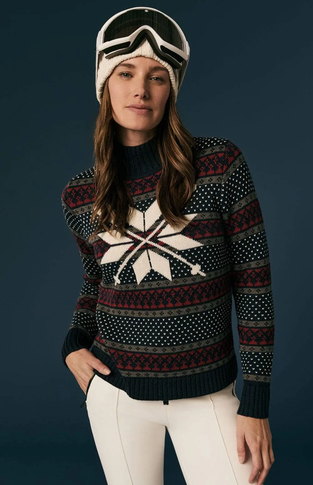 Gitte Mock Neck Sweater | Navy - Preloved sold by Alp N Rock product image thumbnail 3