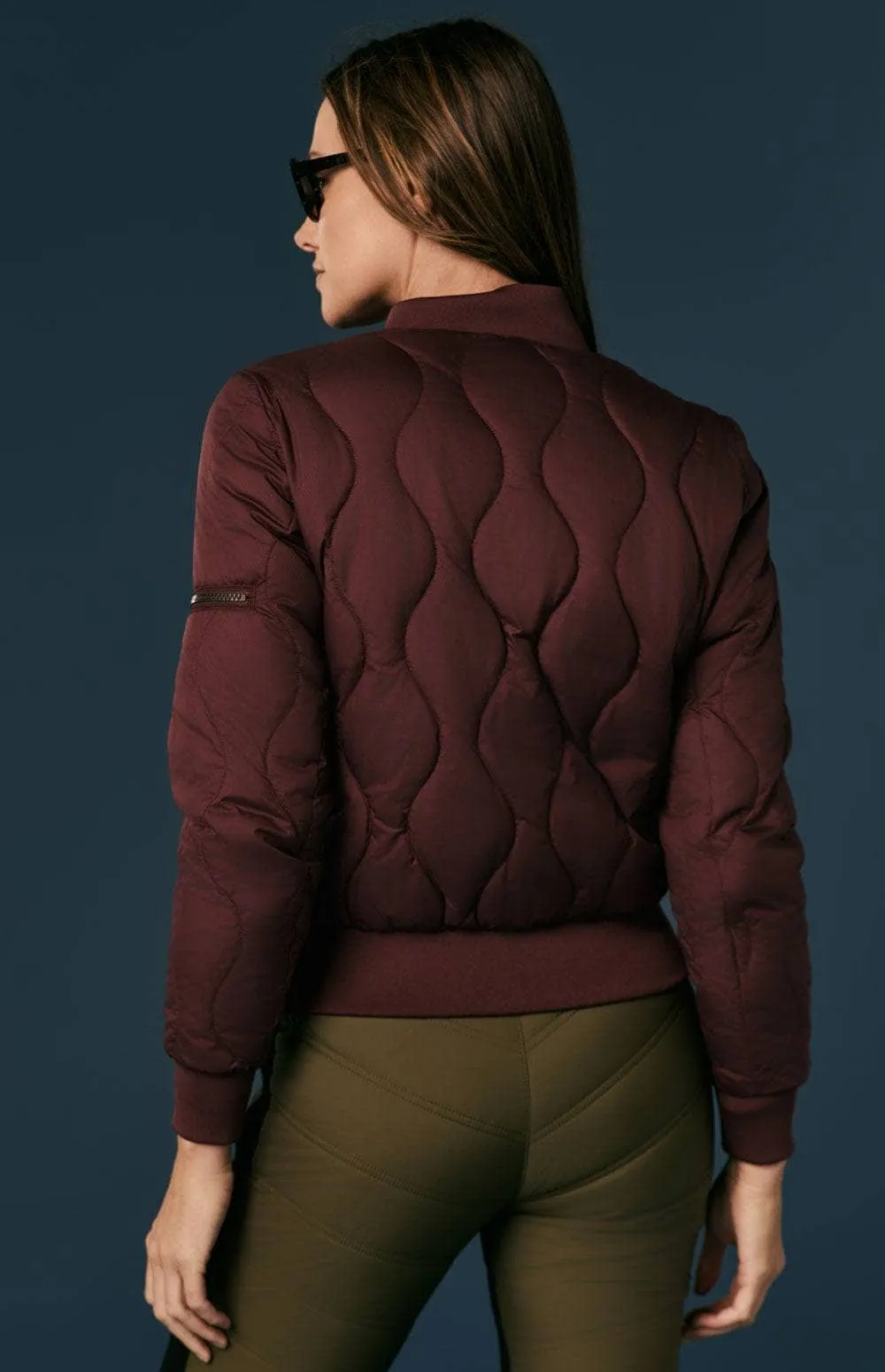Metro II Bomber Jacket | Burgundy sold by Alp N Rock product image thumbnail 5