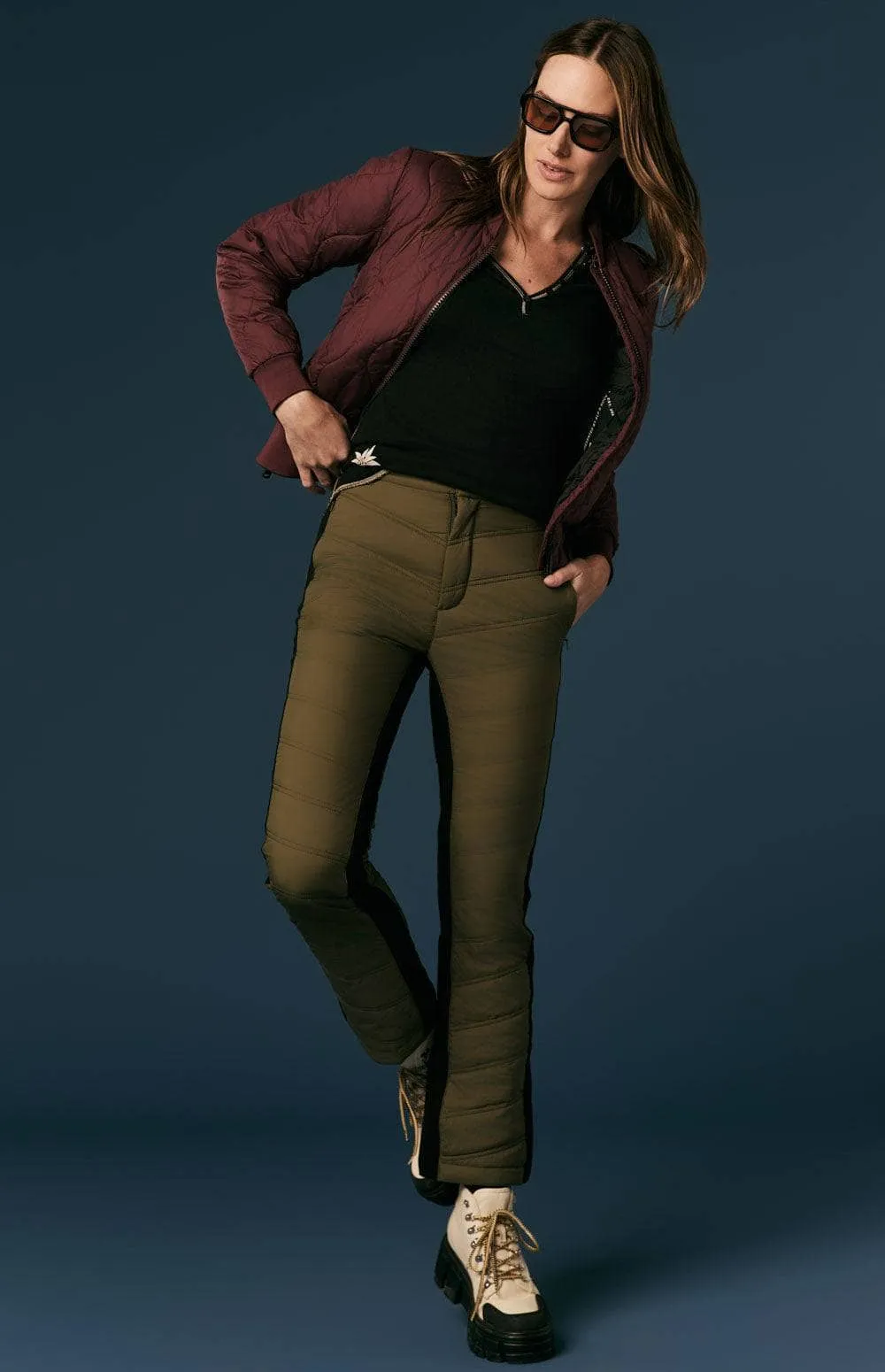 Metro II Bomber Jacket | Burgundy sold by Alp N Rock product image thumbnail 2