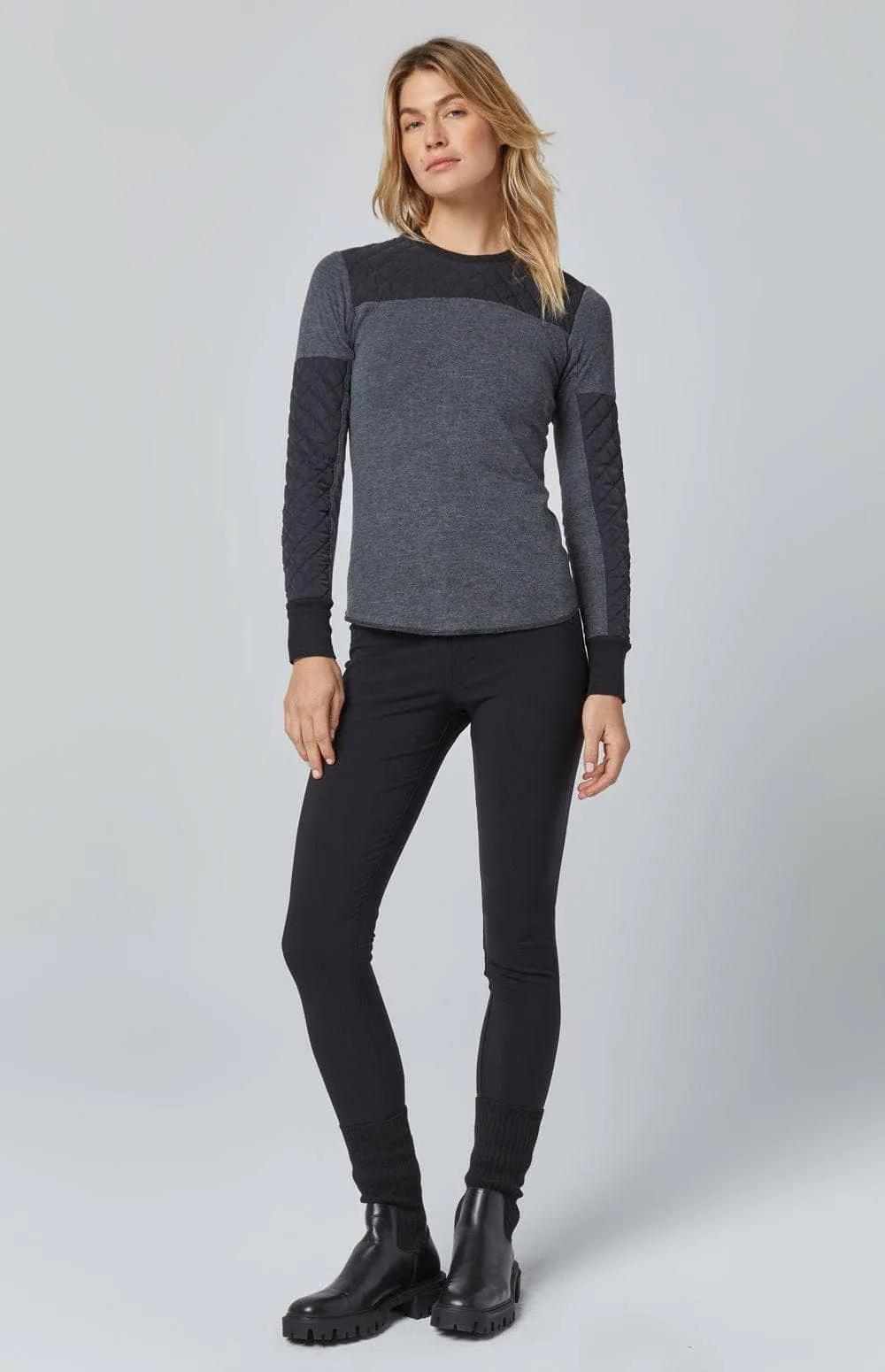 Dakota Crew | Heather Black sold by Alp N Rock product image thumbnail 3