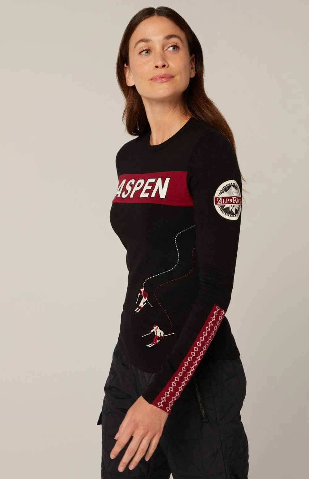 Aspen Ski Crew | Black - Preloved sold by Alp N Rock product image thumbnail 5