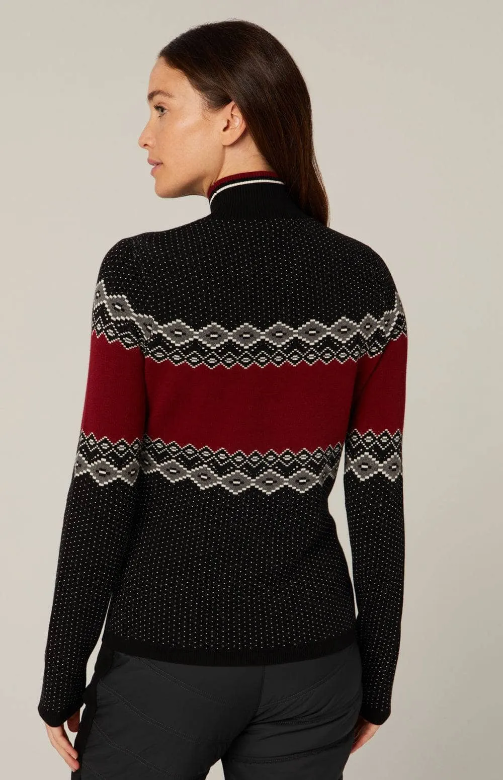 Aurora Mock Neck Ski Sweater | Black sold by Alp N Rock product image thumbnail 5