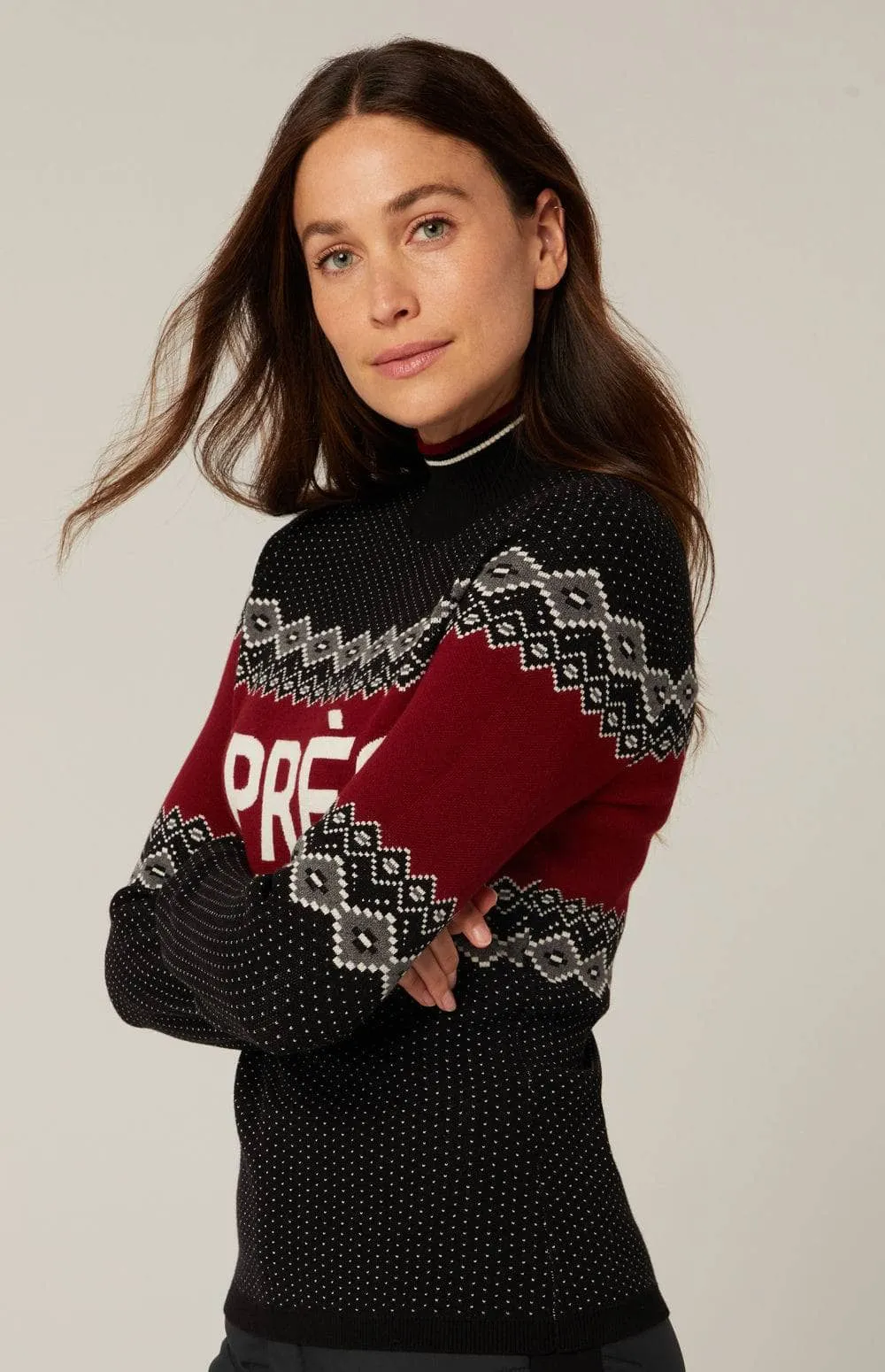 Aurora Mock Neck Ski Sweater | Black sold by Alp N Rock product image thumbnail 4