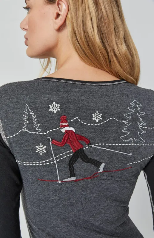 Cross Country Henley | Heather Black sold by Alp N Rock