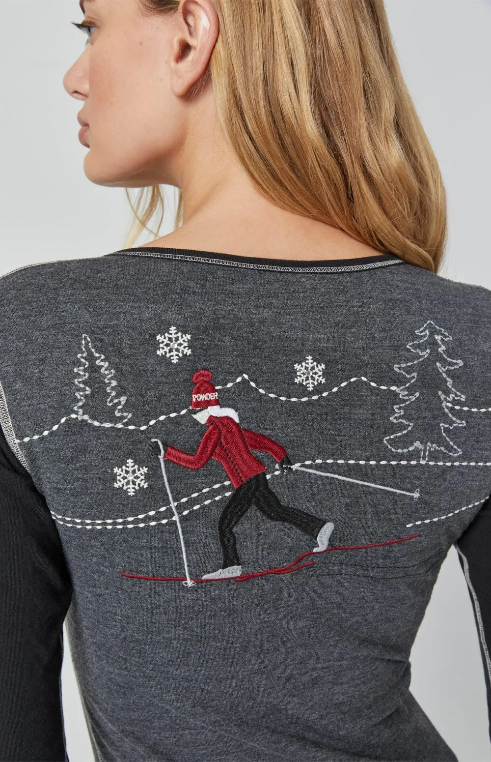 Cross Country Henley | Heather Black sold by Alp N Rock