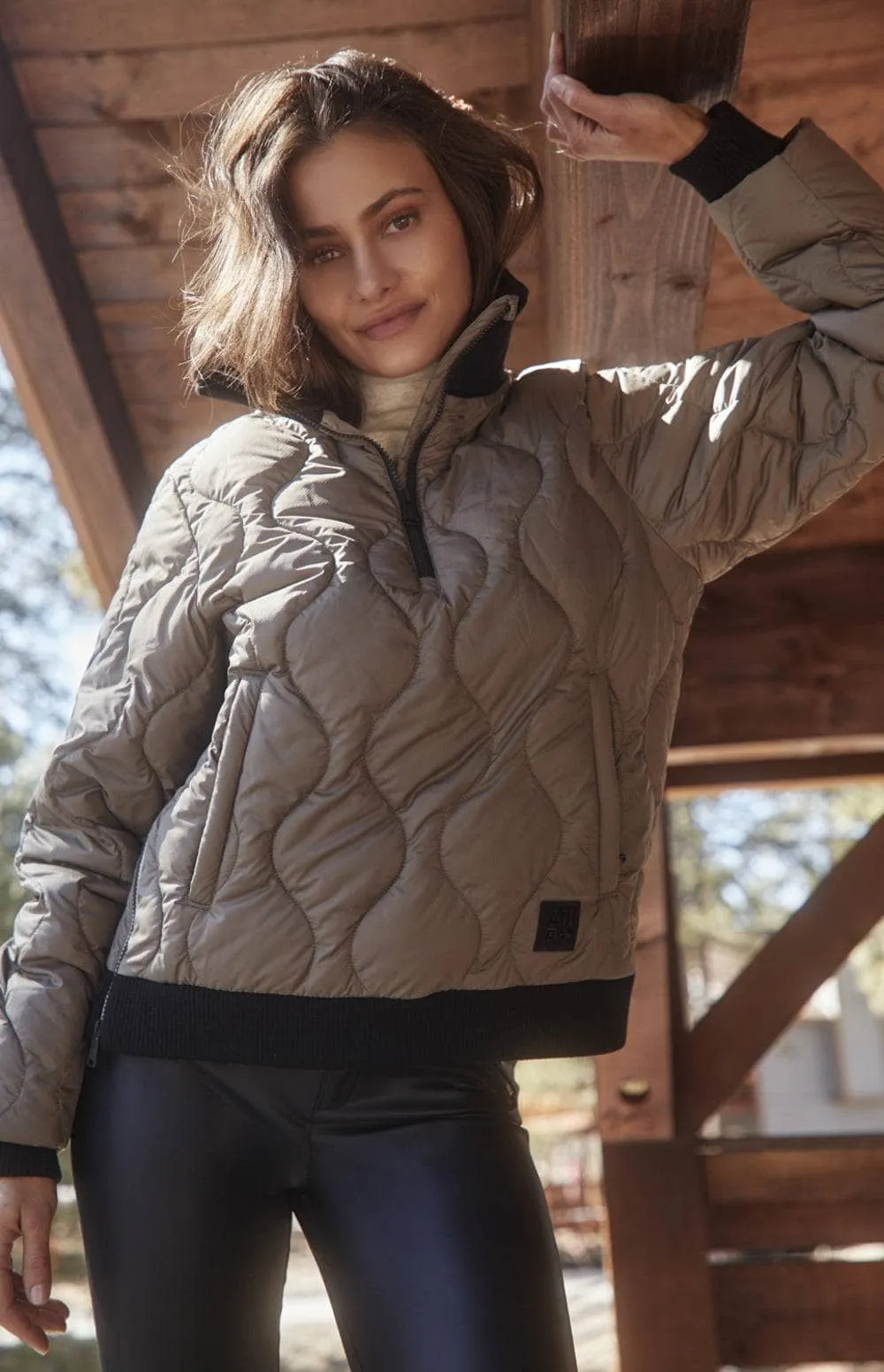 Nelly 1/2 Zip Pullover Jacket | Birch sold by Alp N Rock product image thumbnail 2