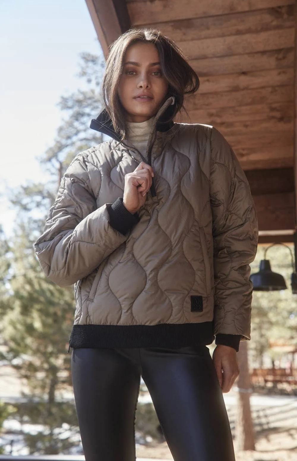 Nelly 1/2 Zip Pullover Jacket | Birch sold by Alp N Rock