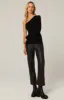 Kennidy Ankle Pant | Black Faux Leather sold by Alp N Rock