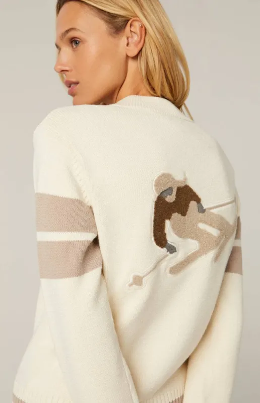 Rory Full Zip Cardigan | Ivory sold by Alp N Rock