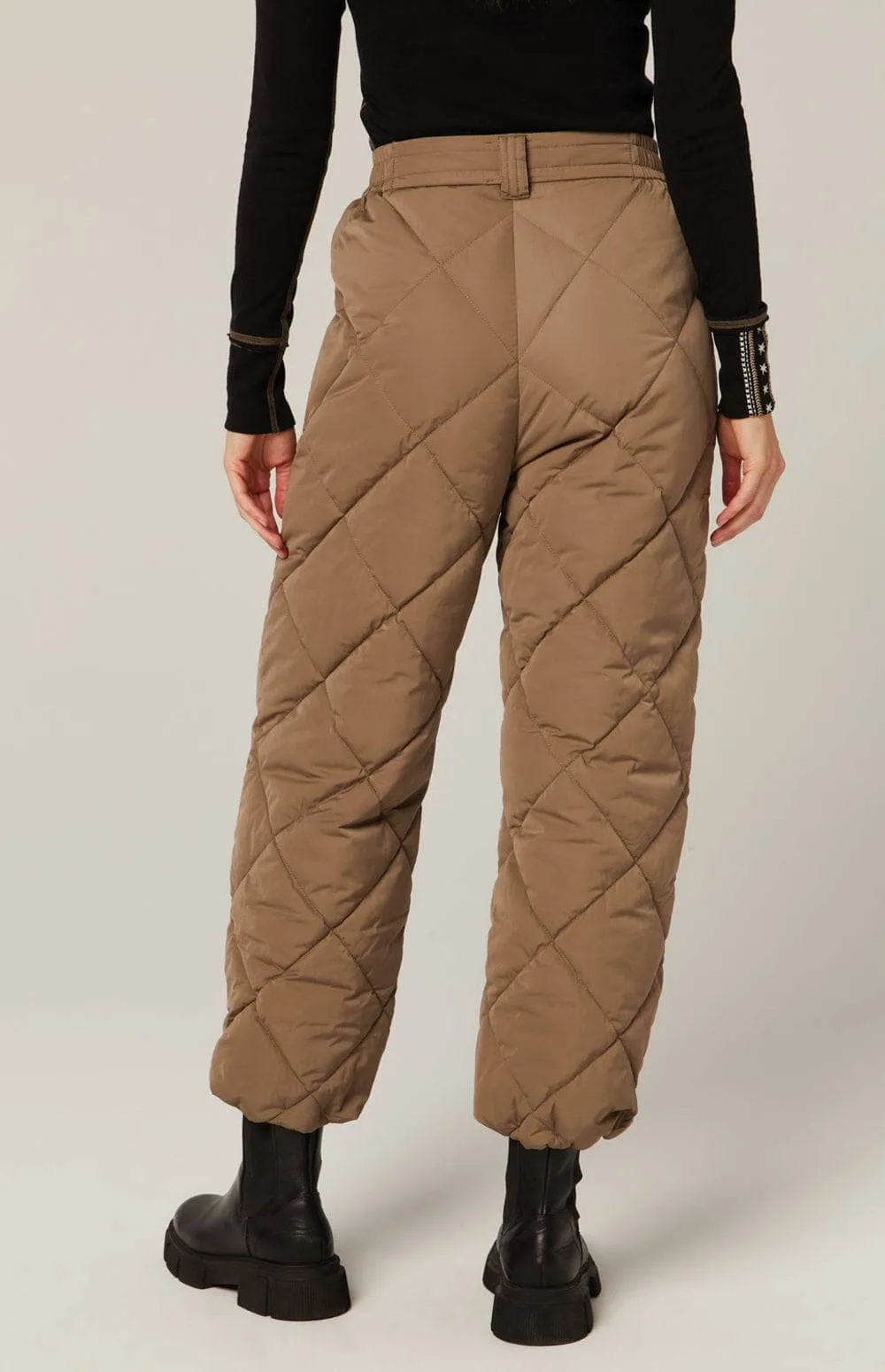 Mika Quilted Pant | Dark Khaki sold by Alp N Rock product image thumbnail 4