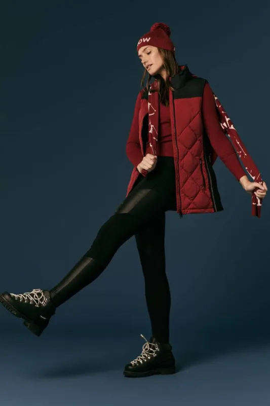 Davos III Long Vest | Deep Red sold by Alp N Rock