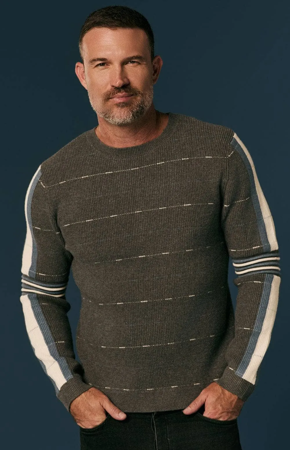 Adam Crew Neck Sweater | Heather Grey sold by Alp N Rock product image thumbnail 2