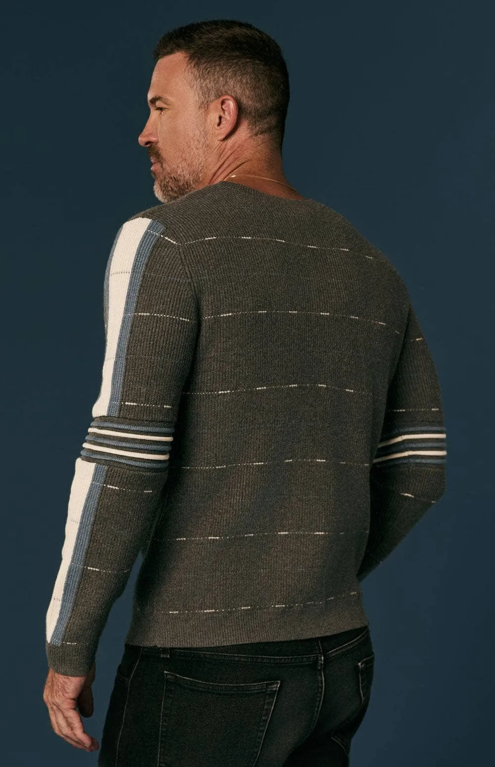 Adam Crew Neck Sweater | Heather Grey sold by Alp N Rock product image thumbnail 3