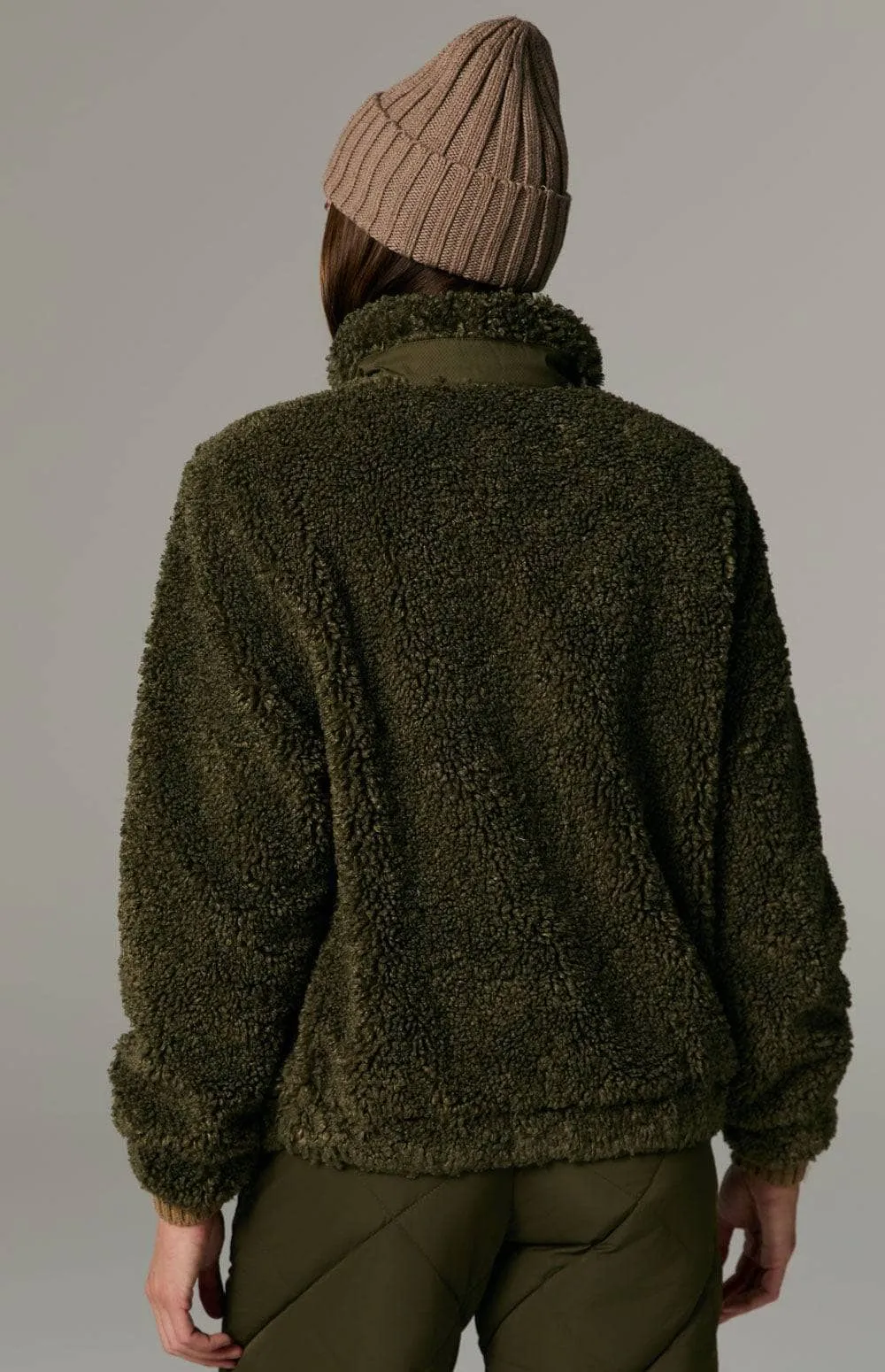 Noelle II Shearling Jacket | Dark Moss sold by Alp N Rock product image thumbnail 4