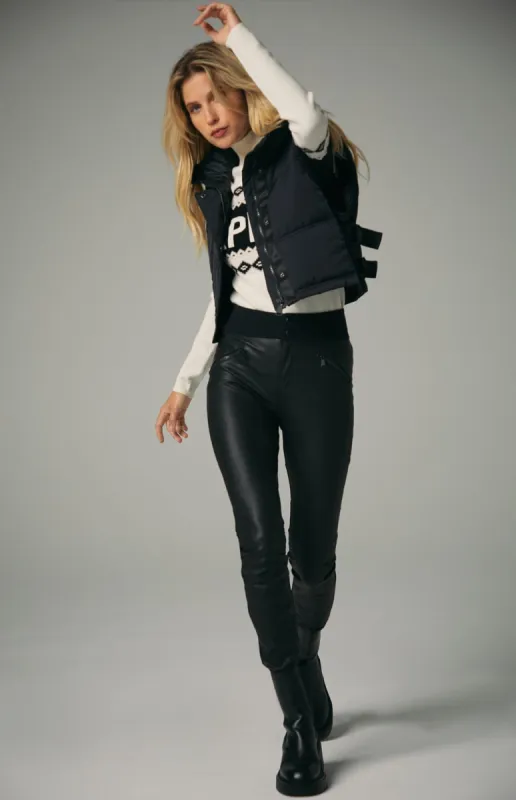 Zurich Pant | Black Faux Leather sold by Alp N Rock