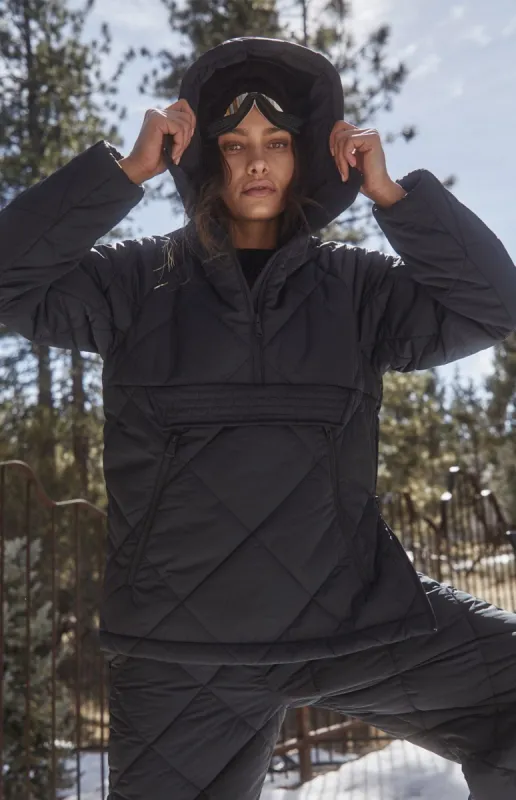 Yuki Anorak Pullover Jacket | Black sold by Alp N Rock