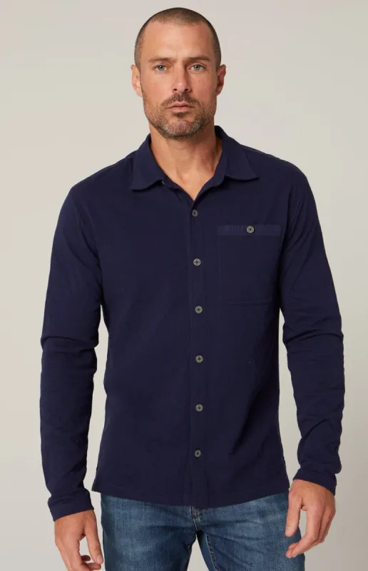 Jason Men's Button Down | Navy - Preloved sold by Alp N Rock