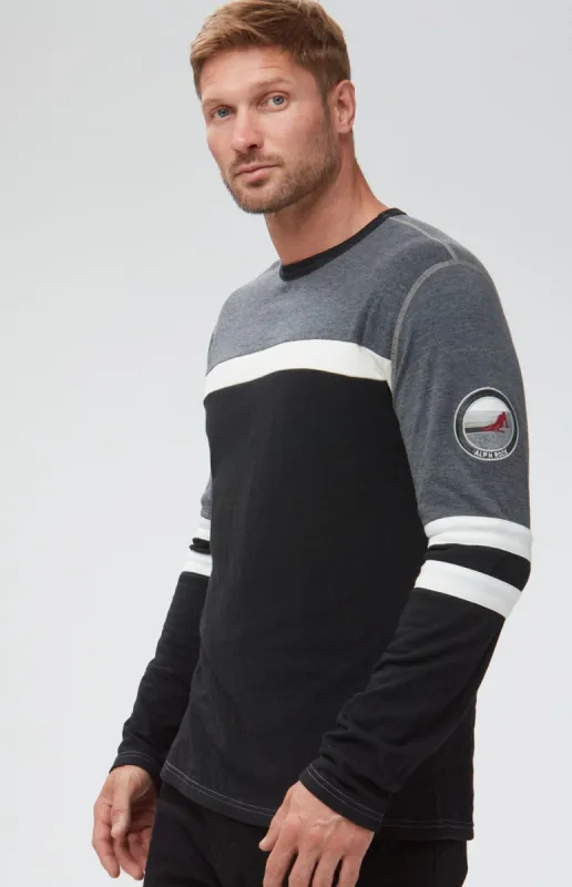 Downhill Ski Men's Crew | Black sold by Alp N Rock