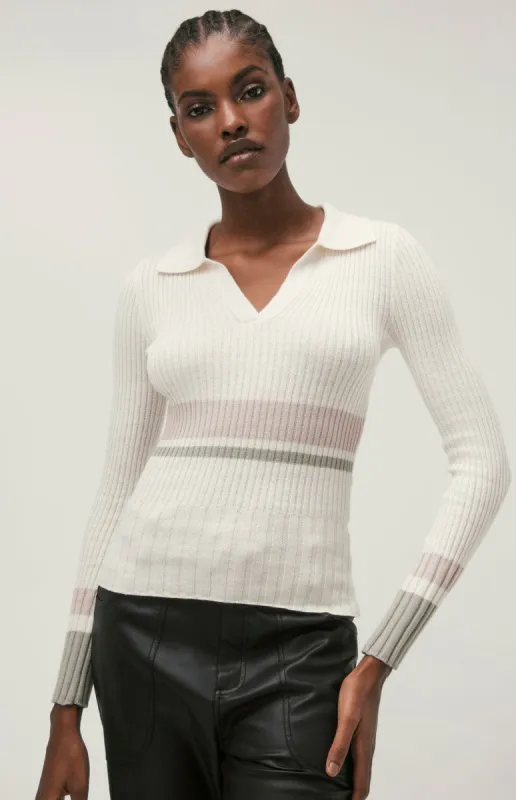 Ava Polo Sweater | Ivory - Preloved sold by Alp N Rock