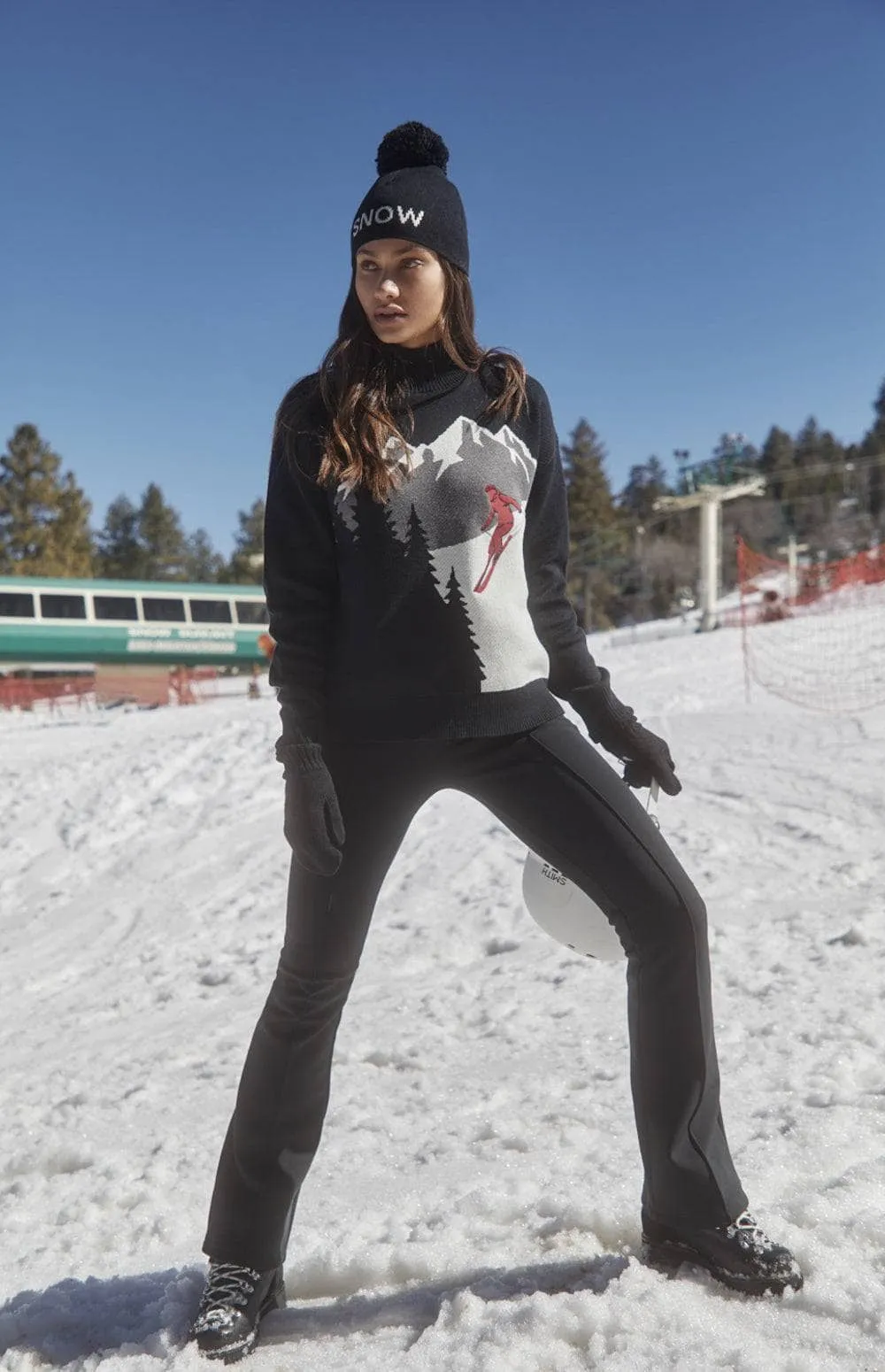 Portia Mock Neck Sweater | Black sold by Alp N Rock product image thumbnail 2