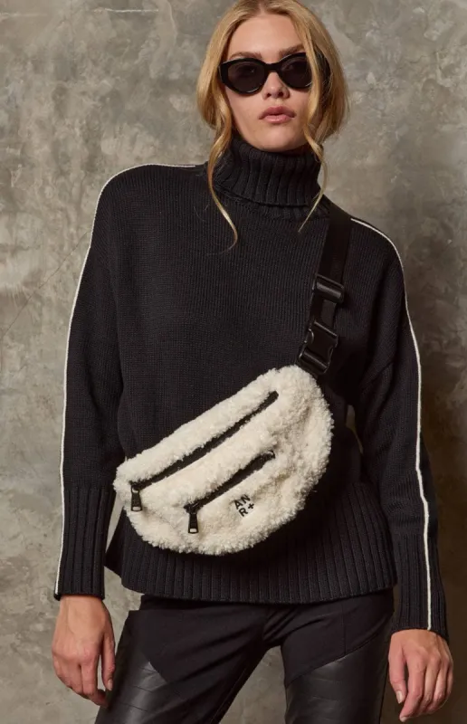 Everyday Shearling Belt Bag | Ivory sold by Alp N Rock