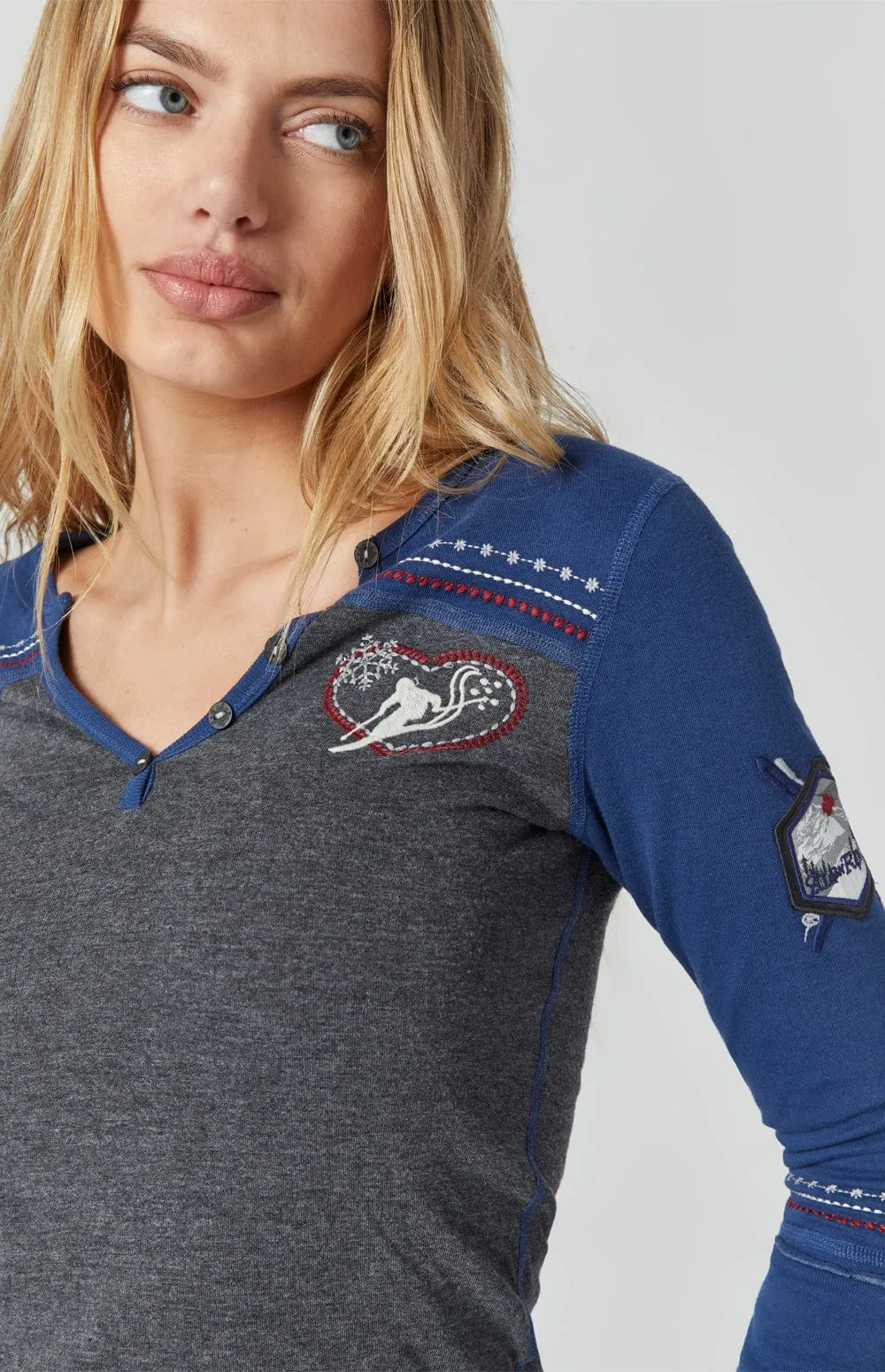Corrin Henley | Heather Black sold by Alp N Rock product image thumbnail 3