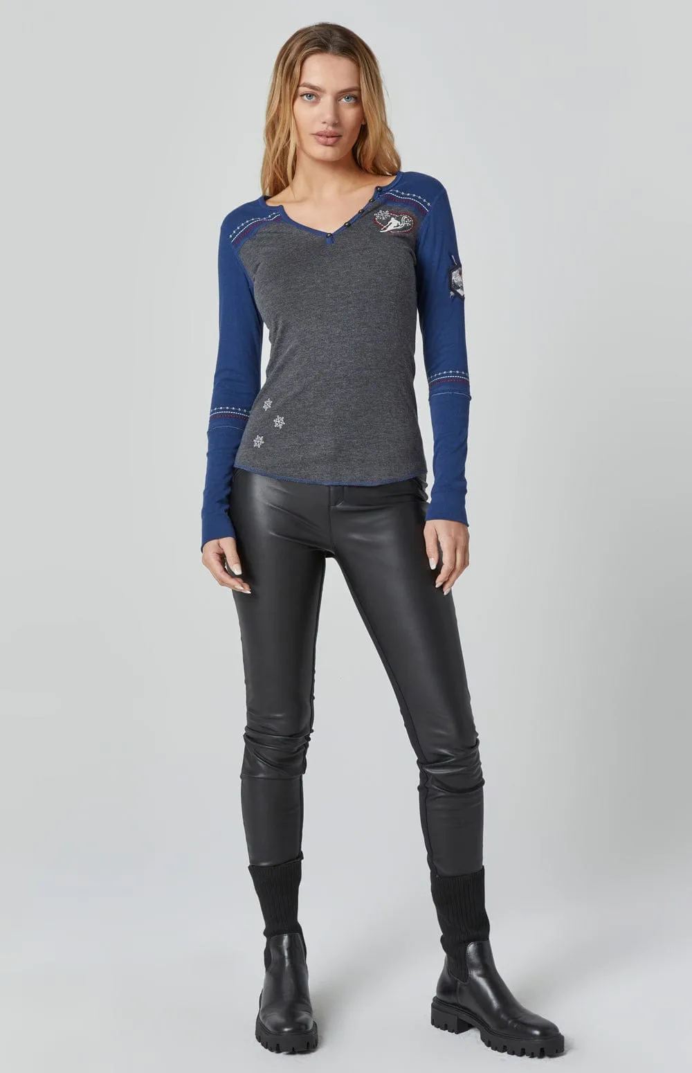 Corrin Henley | Heather Black sold by Alp N Rock product image thumbnail 5