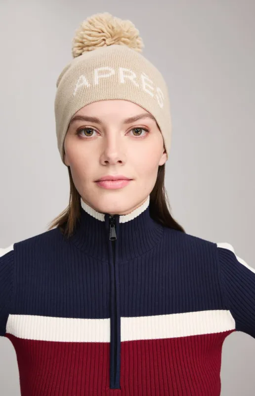 Après Beanie | Heather Oatmeal made by Alp N Rock