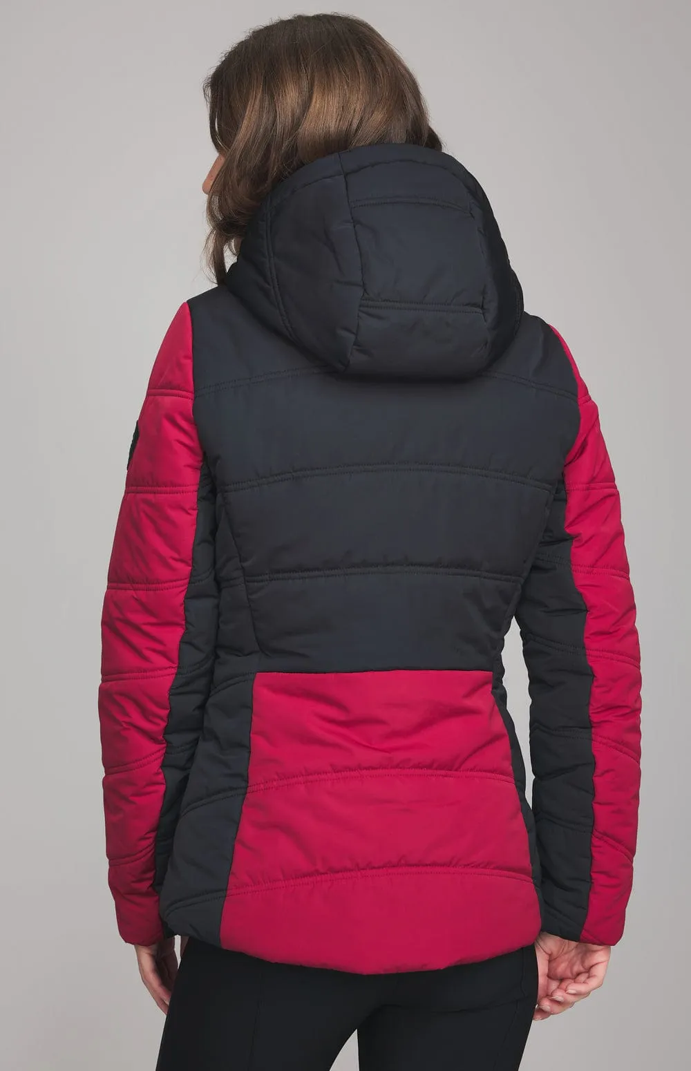 Camille Puffer Jacket | Deep Red sold by Alp N Rock product image thumbnail 4