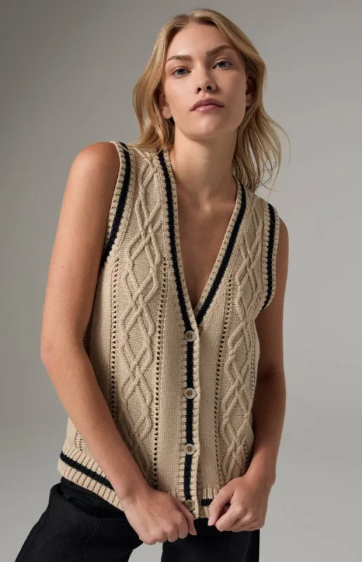 Jade Sweater Vest | Wheat made by Alp N Rock