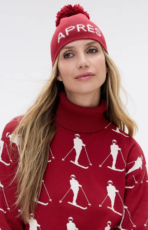 Apres II Beanie | Deep Red made by Alp N Rock