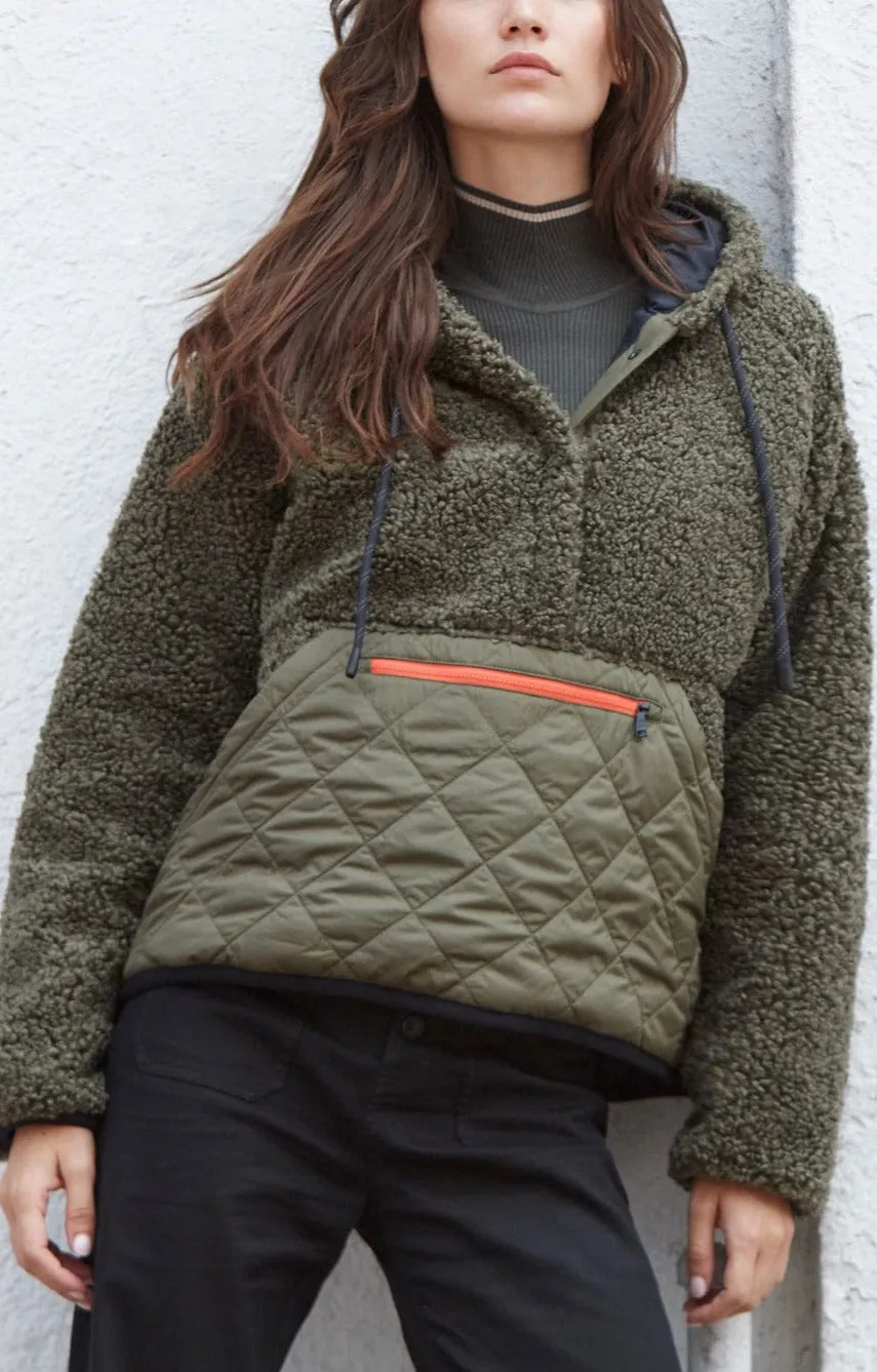 Alpine Pullover Jacket | Dark Moss sold by Alp N Rock