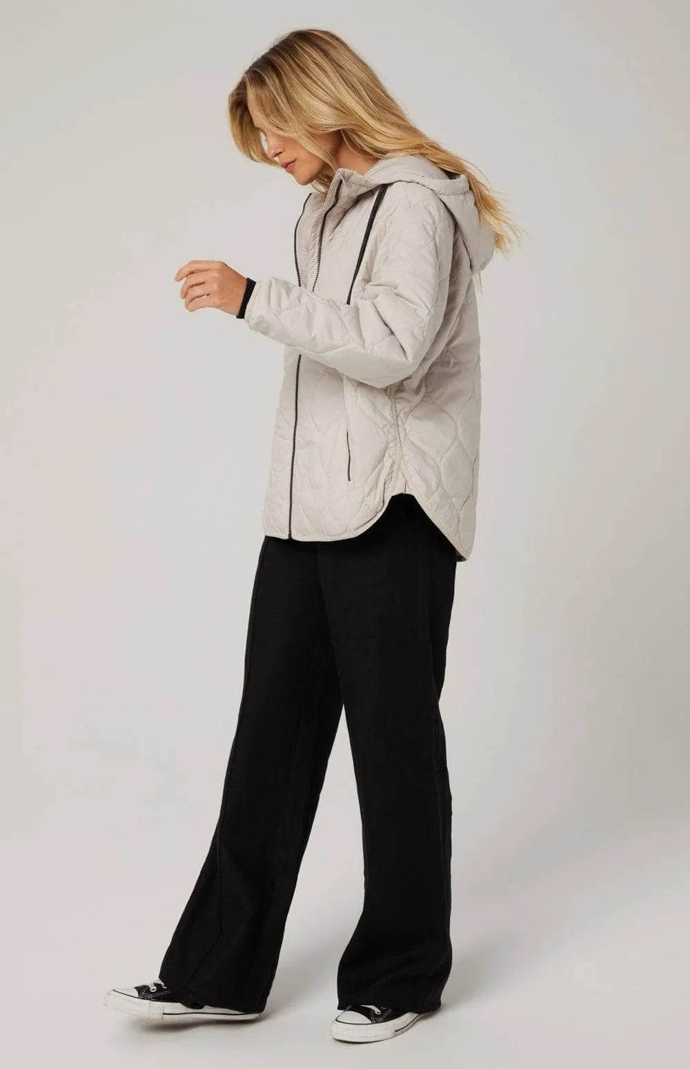 Hadley Hoodie Jacket | Silver Grey sold by Alp N Rock