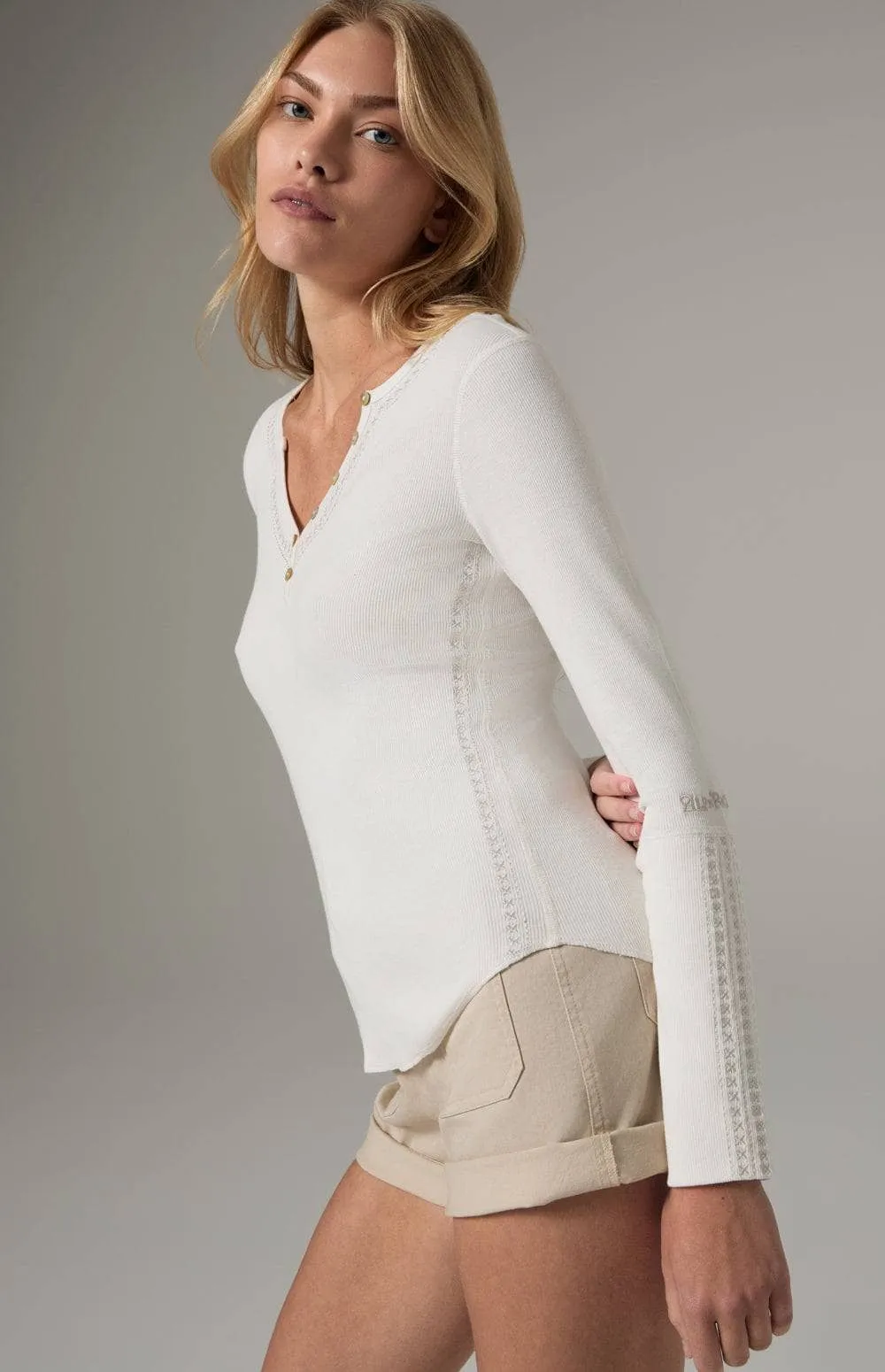 Lyla Henley Shirt | Off White sold by Alp N Rock product image thumbnail 2