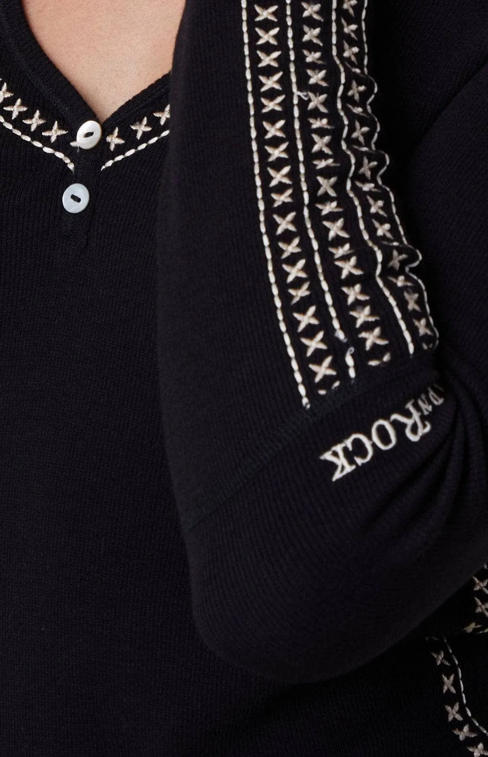 Lyla Henley Shirt | Black sold by Alp N Rock product image thumbnail 5