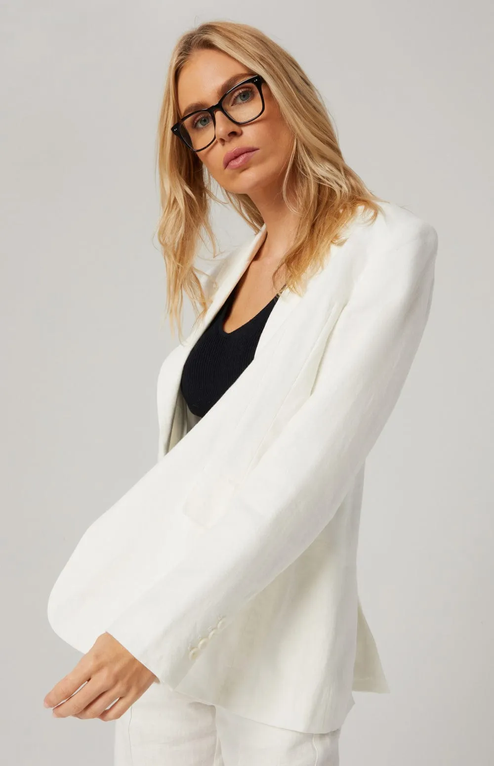 Emerson Linen Blazer | Ivory sold by Alp N Rock product image thumbnail 4