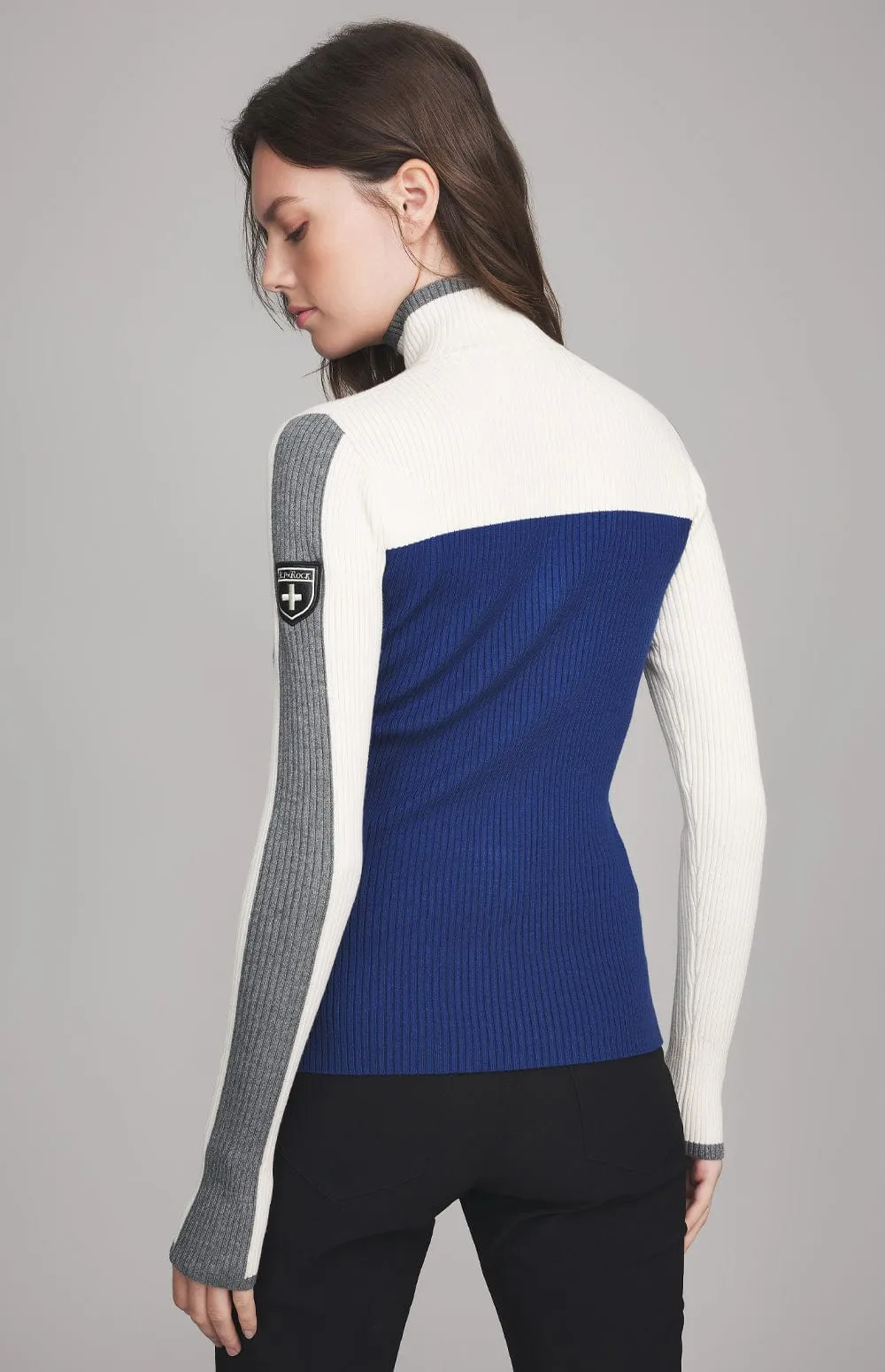 Ali Half-Zip Sweater | Estate Blue - Preloved sold by Alp N Rock product image thumbnail 3