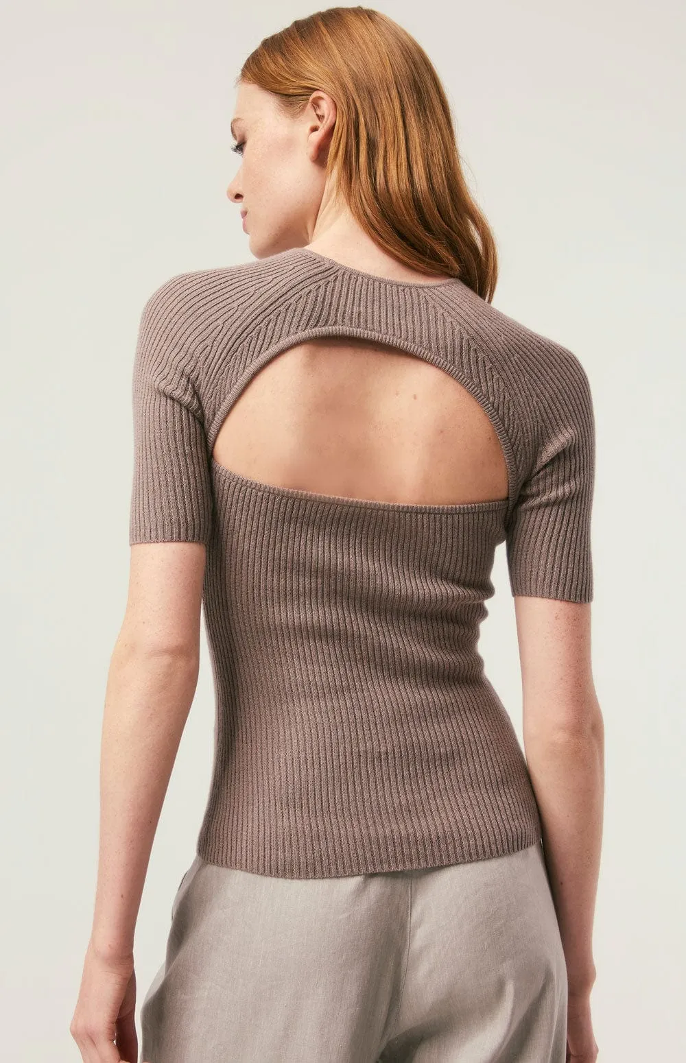 Lily Crewneck Sweater | Pebble sold by Alp N Rock product image thumbnail 4