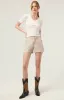 Molly Tailored Short | Silver Grey - Preloved sold by Alp N Rock