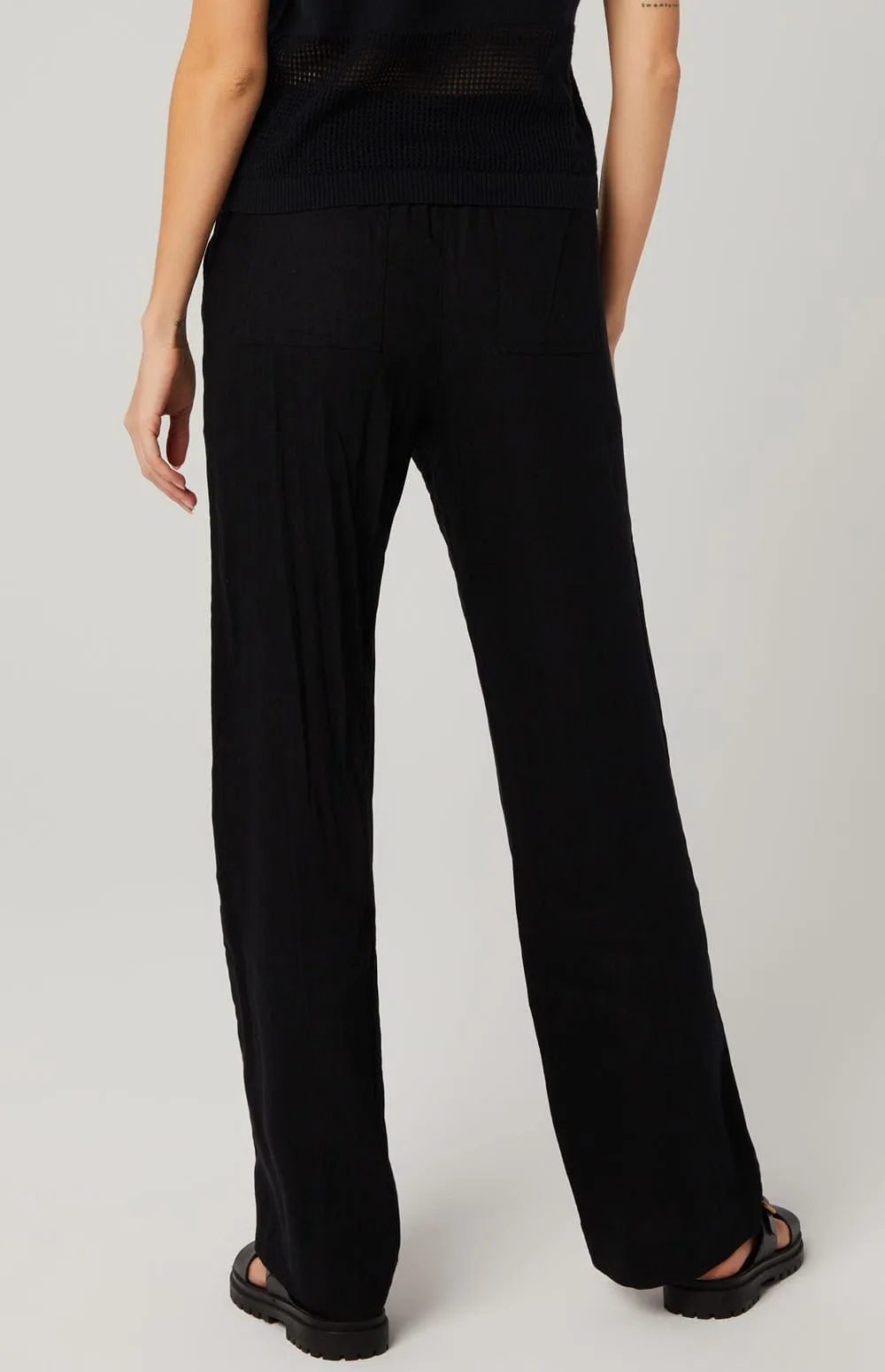 Callie Drawstring Pant | Black sold by Alp N Rock product image thumbnail 2