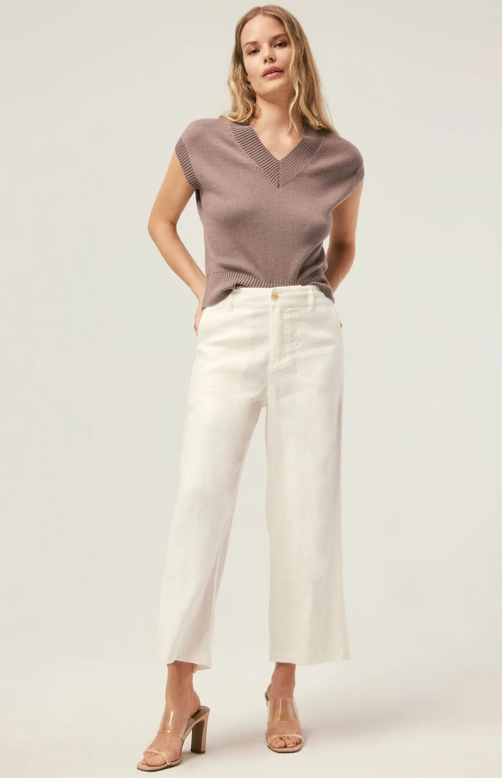 Lacey Cropped Pant | Ivory sold by Alp N Rock product image thumbnail 2