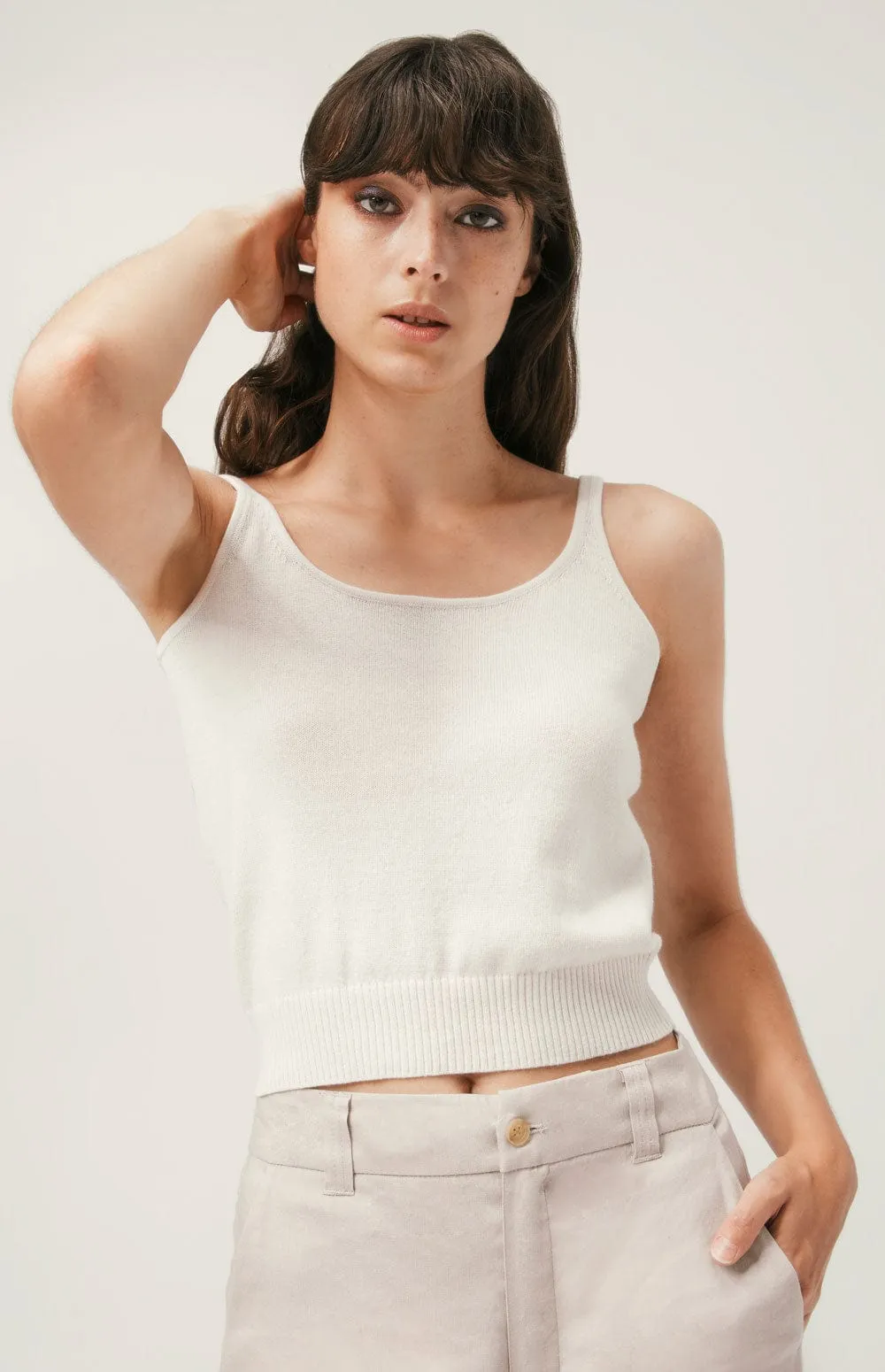 Gia Tank Top Sweater | Ivory sold by Alp N Rock product image thumbnail 3