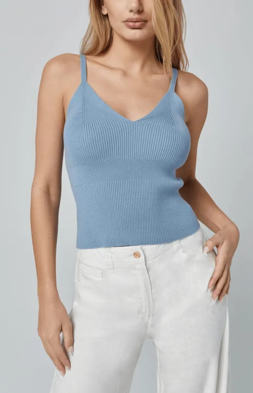 Sonia Tank | Light Blue - Preloved sold by Alp N Rock