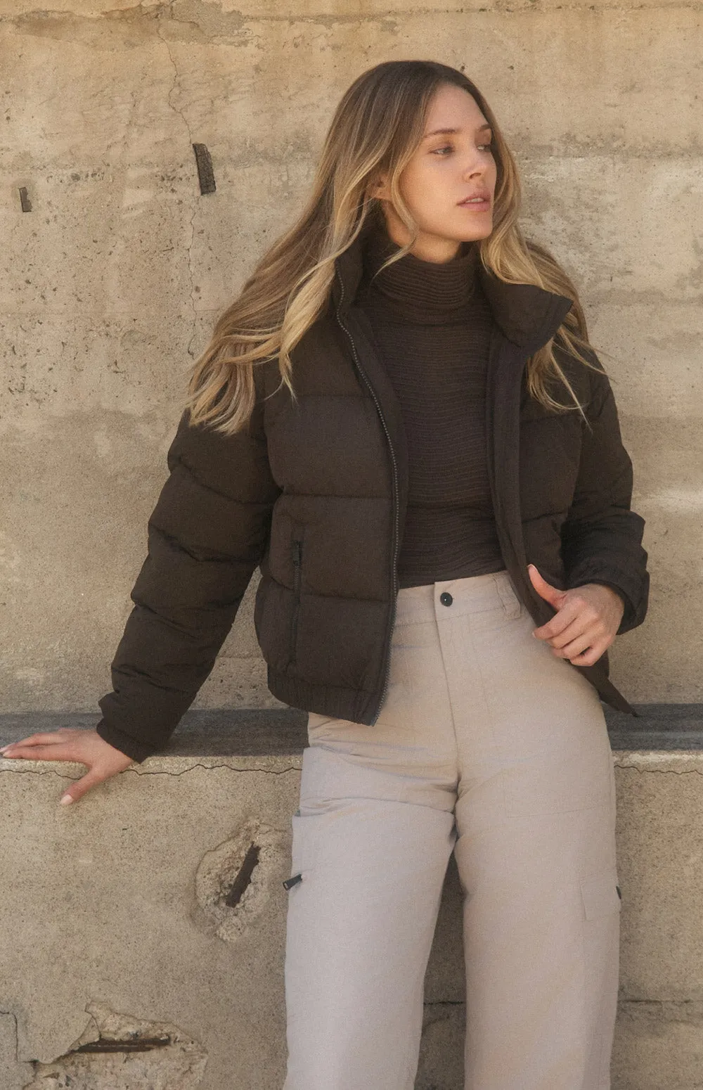 Whitney Puffer Jacket | Coffee sold by Alp N Rock