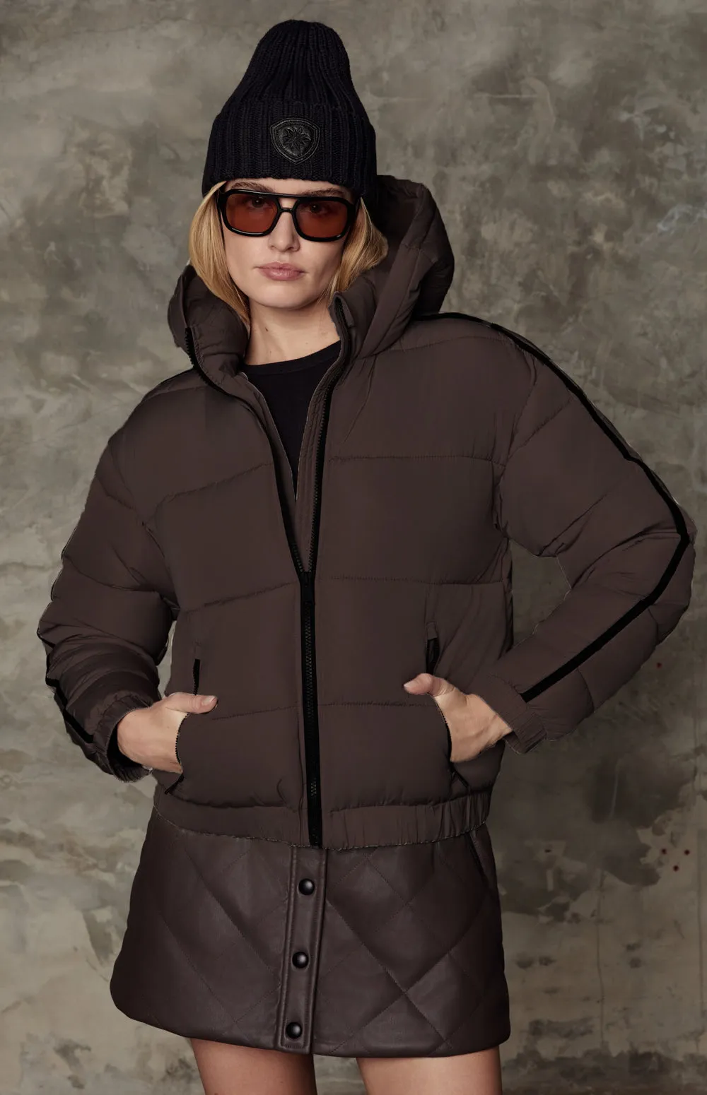 Whitney Puffer Jacket | Coffee sold by Alp N Rock product image thumbnail 5
