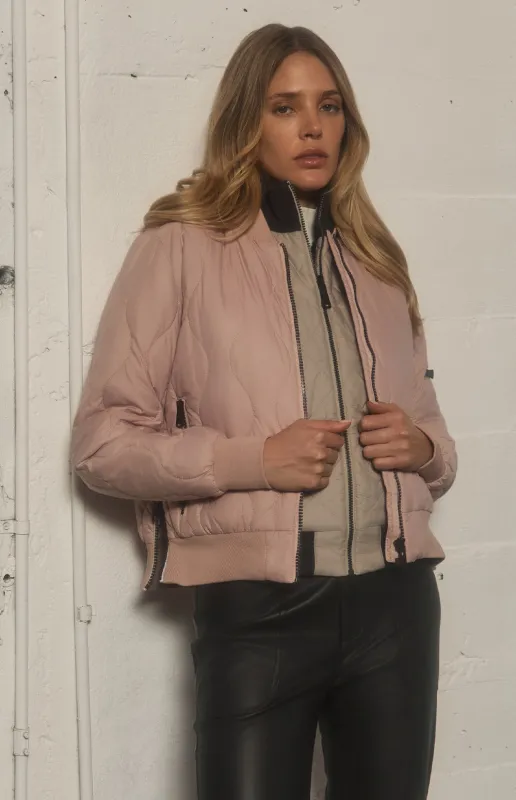 Metro II Bomber Jacket | Rose made by Alp N Rock