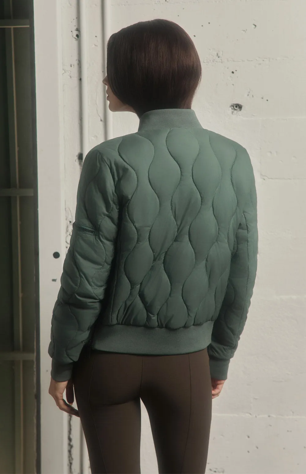 Metro II Bomber Jacket | Eucalyptus sold by Alp N Rock product image thumbnail 3