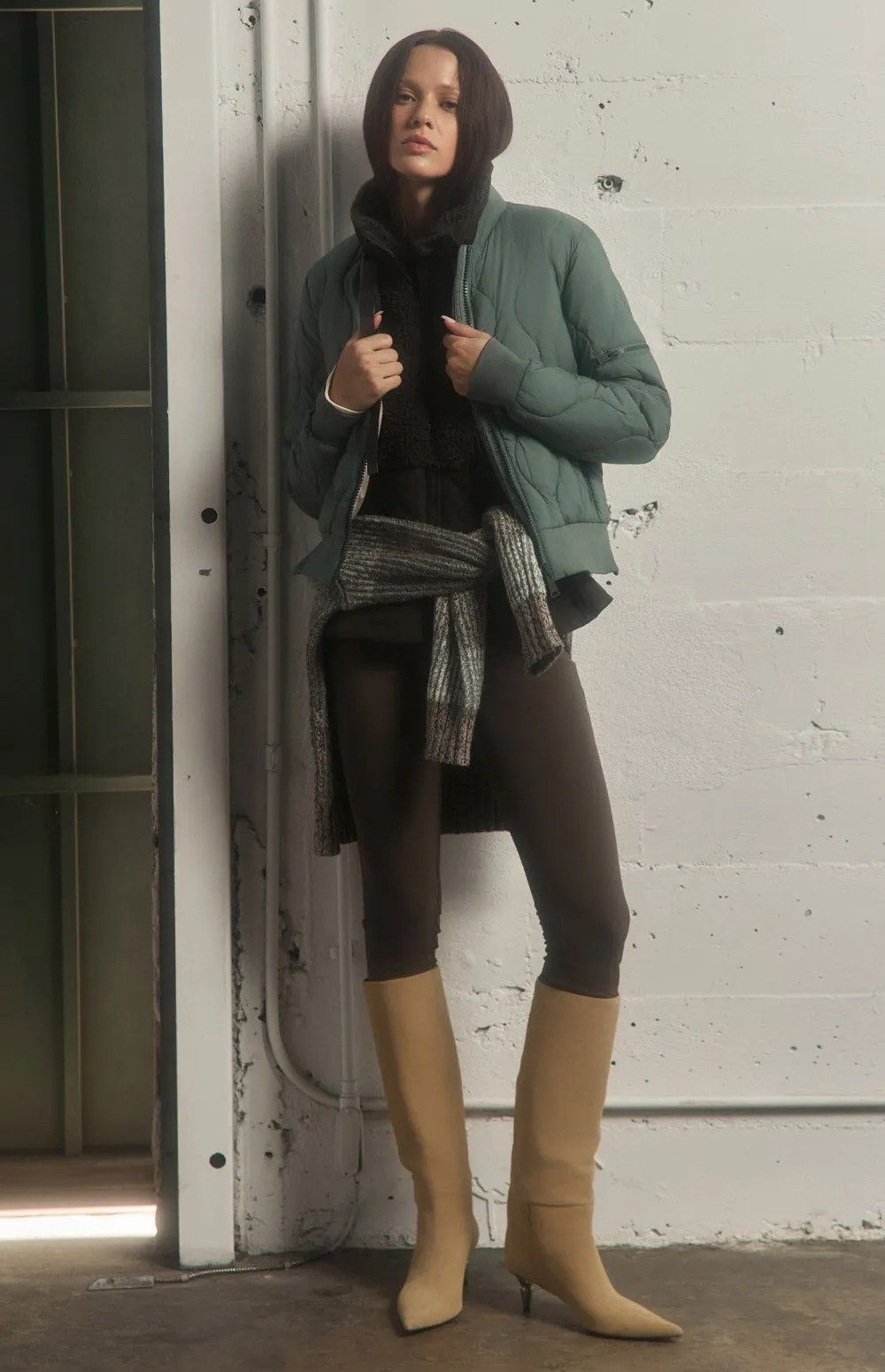 Metro II Bomber Jacket | Eucalyptus sold by Alp N Rock